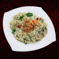Nasi Goreng Puteh (IKAN BILIS)